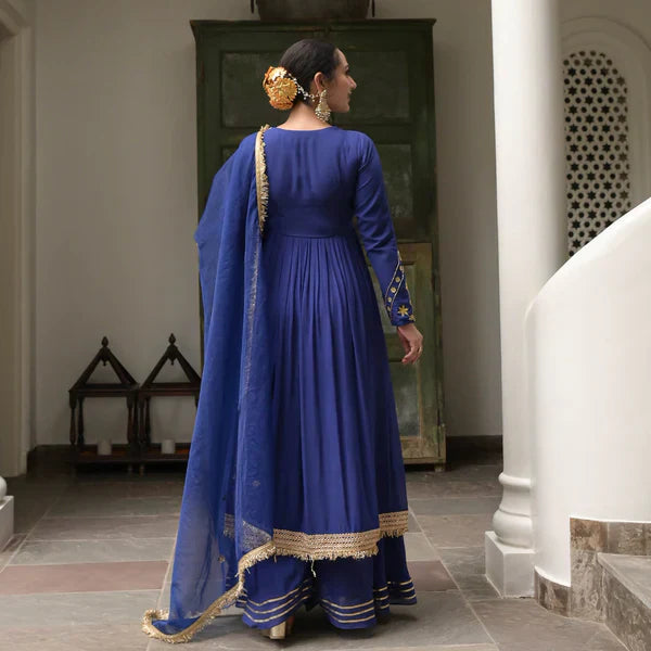 Anarkali Suit Set & Pant With Dupatta