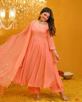 Anarkali Suit Set & Pant With Dupatta