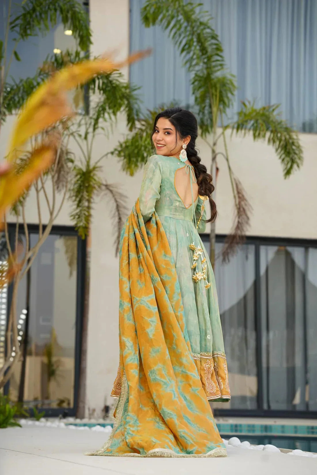 Anarkali Suit Set & Pant With Dupatta