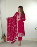 Anarkali Suit Set & Pant With Dupatta