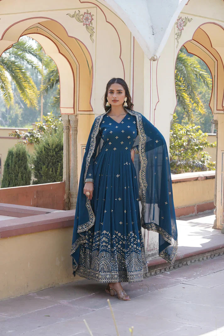 PREMIUM DESIGNER GOWN WITH DUPATTA
