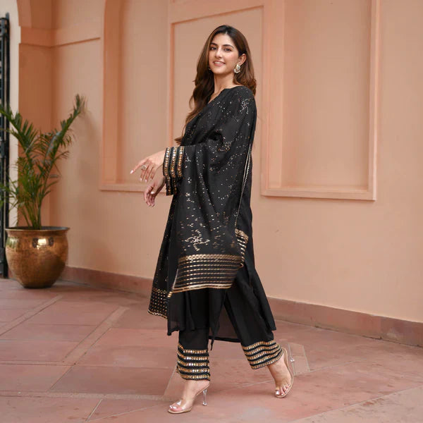 Anarkali Suit Set & Pant With Dupatta