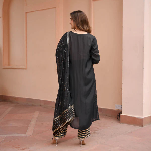 Anarkali Suit Set & Pant With Dupatta
