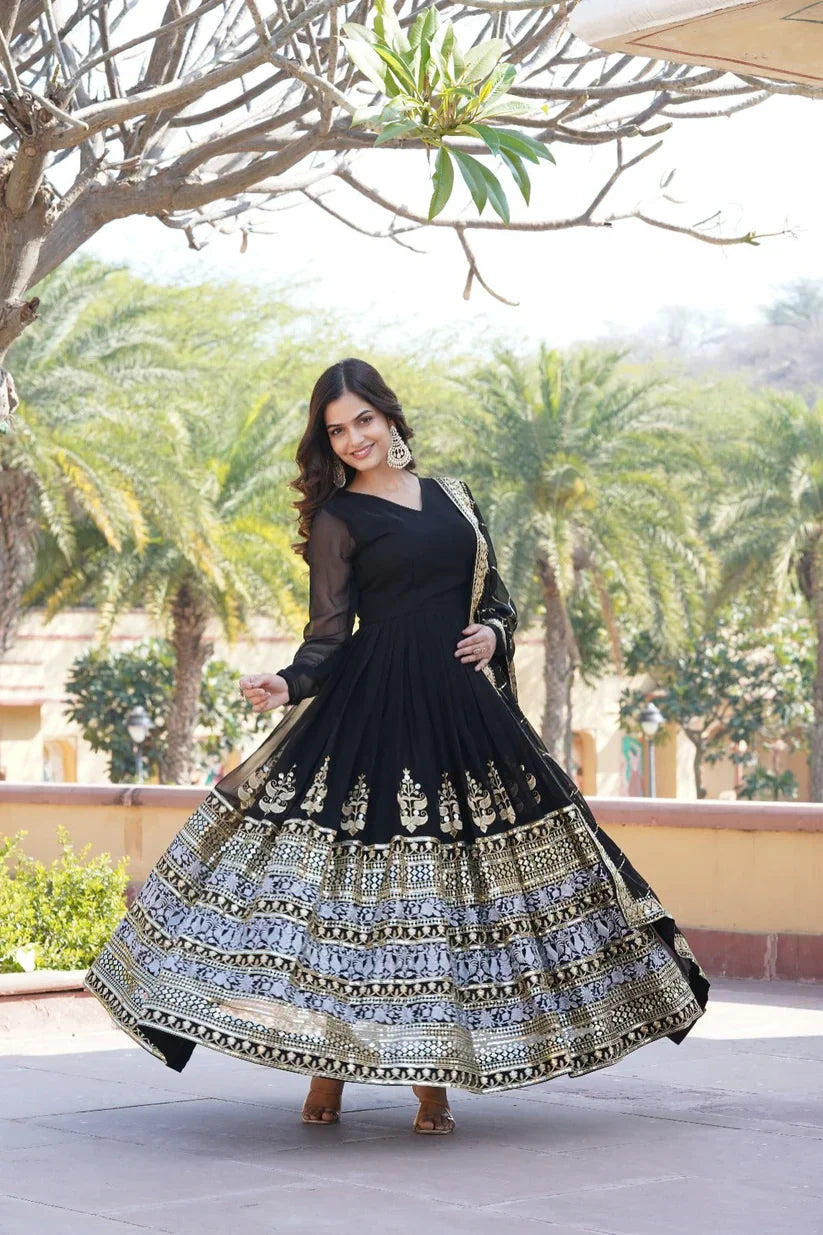 PREMIUM DESIGNER GOWN WITH DUPATTA