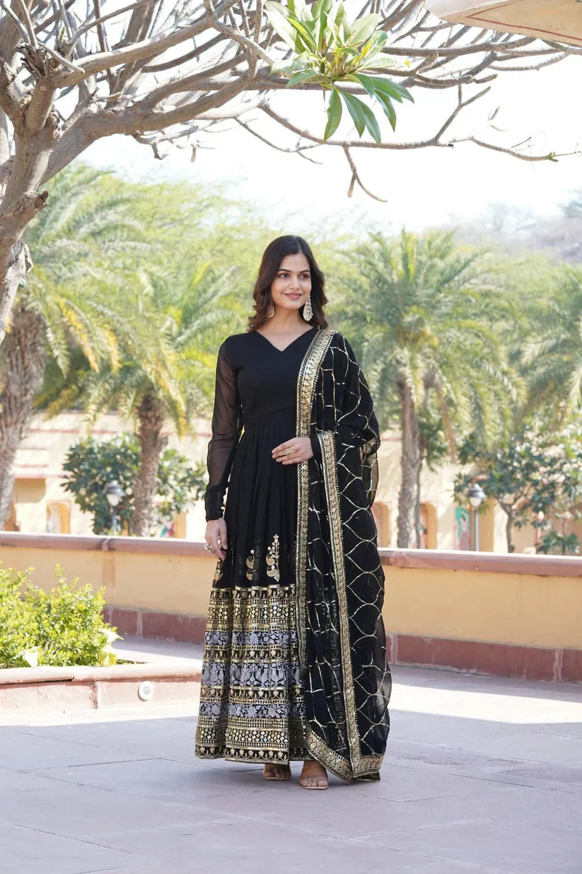 PREMIUM DESIGNER GOWN WITH DUPATTA