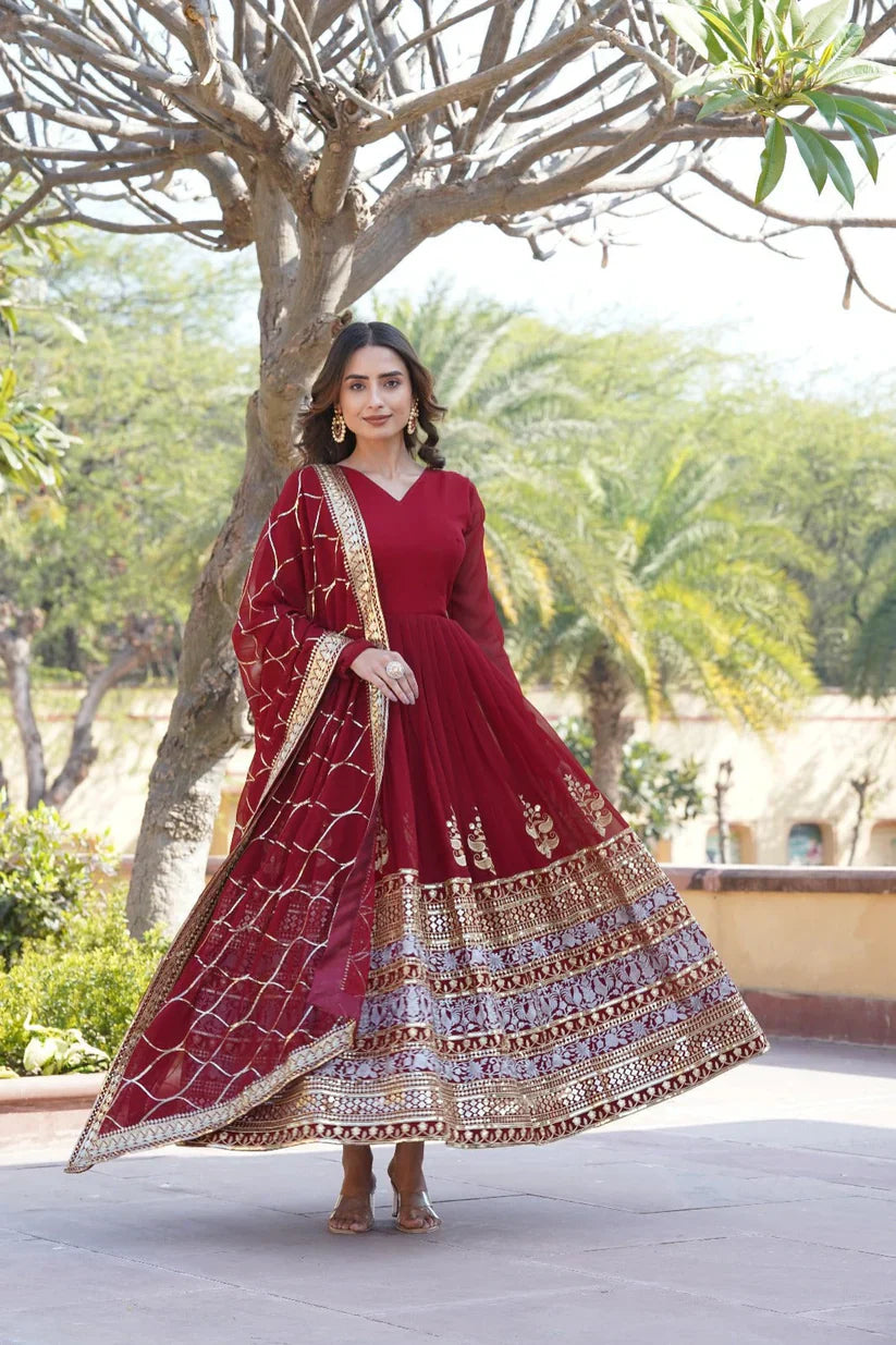 PREMIUM DESIGNER GOWN WITH DUPATTA