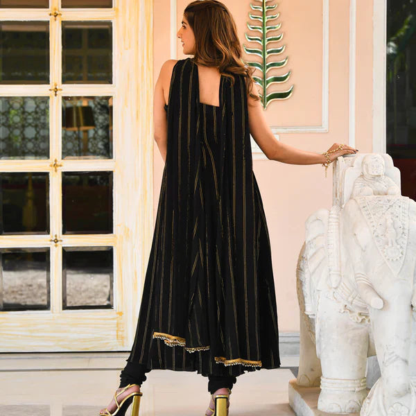 Anarkali Suit Set & Pant With Dupatta