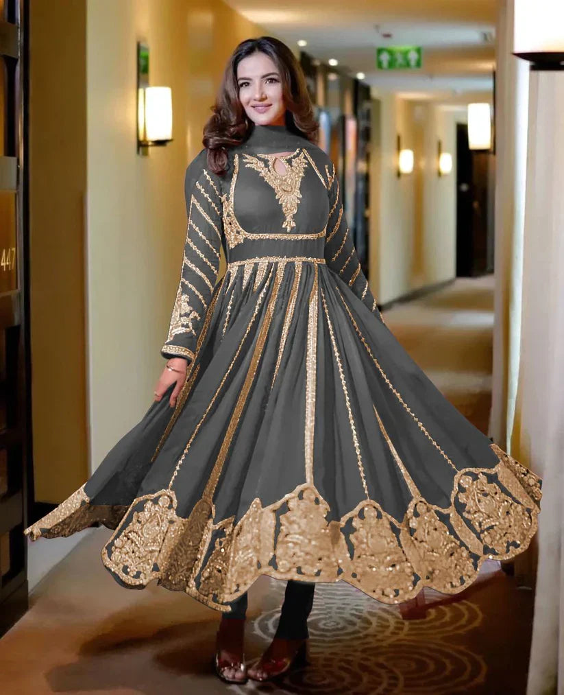 PREMIUM DESIGNER GOWN WITH DUPATTA